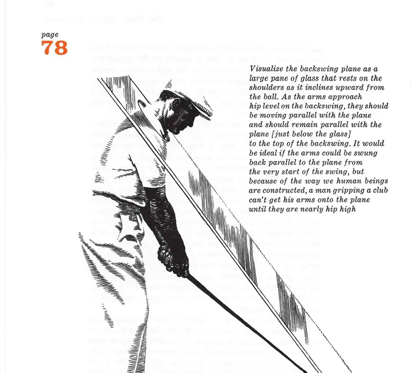 Swing Path — Ravielli-style illustration